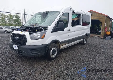 2024 Ford Transit-350 Passenger Van Xl from USA, damaged, VIN 1FBAX2C89RKB89363
